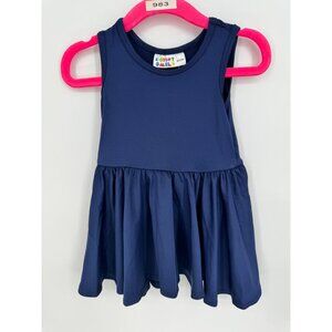 Dotdotsmile Girls Dress Size 6/12 Months Tank Solid Navy Blue